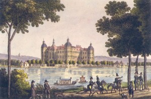 "Moritzburg um 1800" aus: Jahrbuch der staatlichen Schlösser, Burgen und Gärten in Sachsen. Bd. 11, 2003. Dresden 2004.